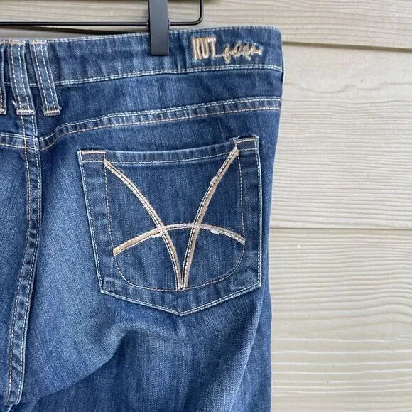Kut from the Cloth straight leg jeans size 14 - Picture 6 of 7